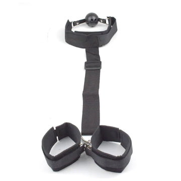 Ball Gag Con Esposas - Sexshop Pleasure Lab 