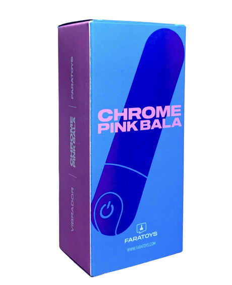 Bala Chrome Pink Faratoys Sexshop Pleasure Lab 