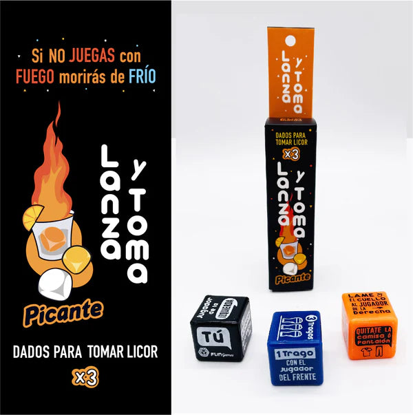 Juego de Dados Lanza y Toma - Sexshop ´Pleasure Lab 