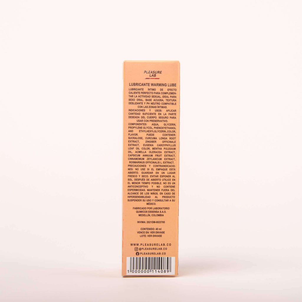 Lubricante Intimo Caliente - Pleasure Lab
