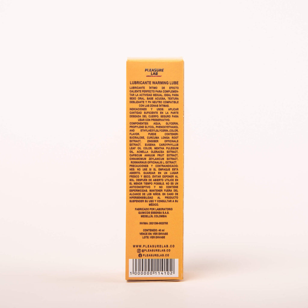 Lubricante para Sexo Oral caliente - Pleasure Lab