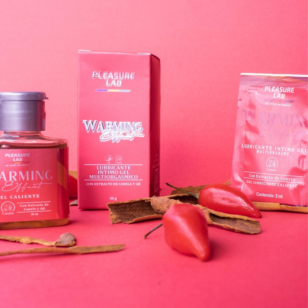 Lubricante Warming con Canela y Ali marca Pleasure Lab. Envios Rapidos y discretos. Pleasure Lab Colombia
