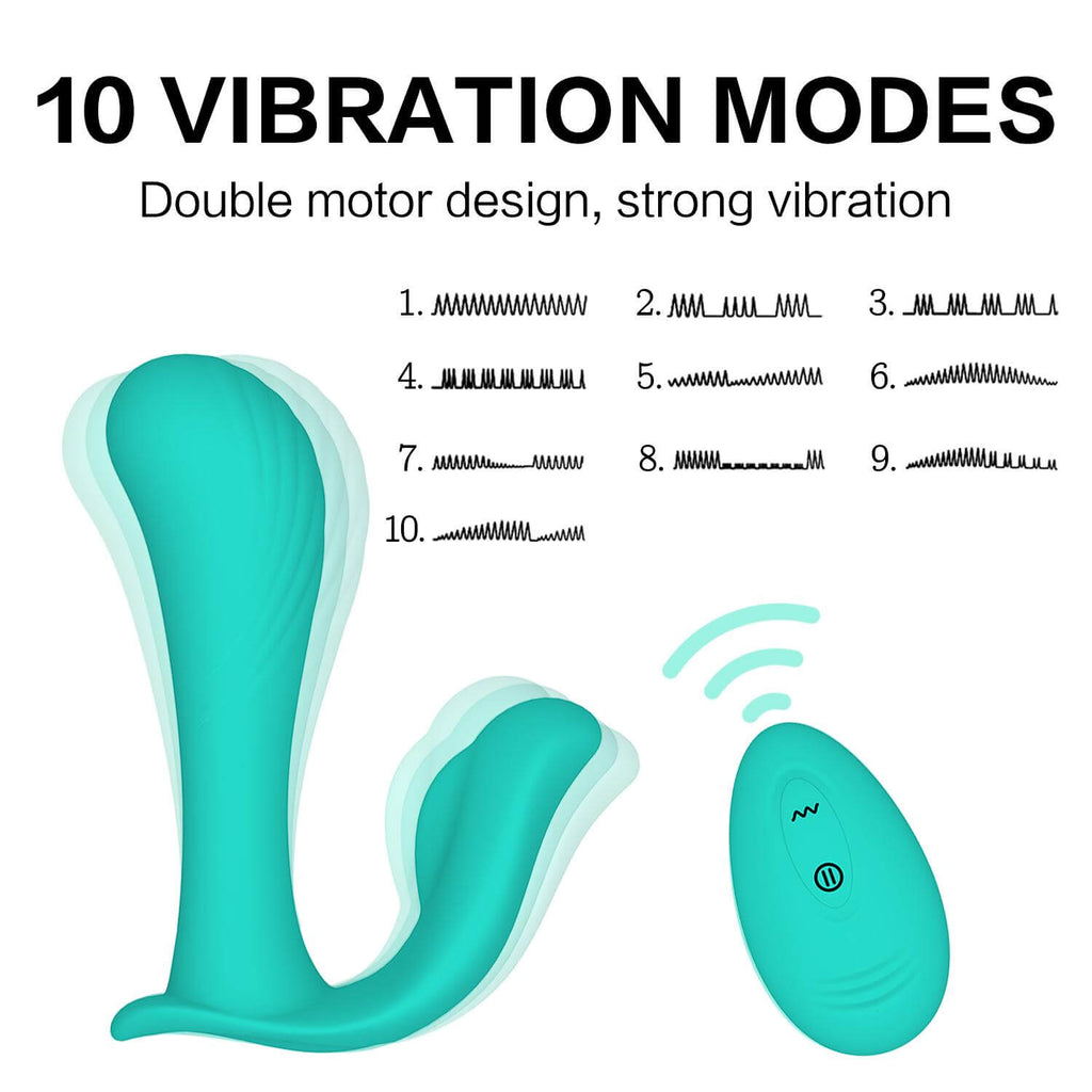 Vibrador doble estimulacion Winyi Julia - PLEASURE LAB LUBES
