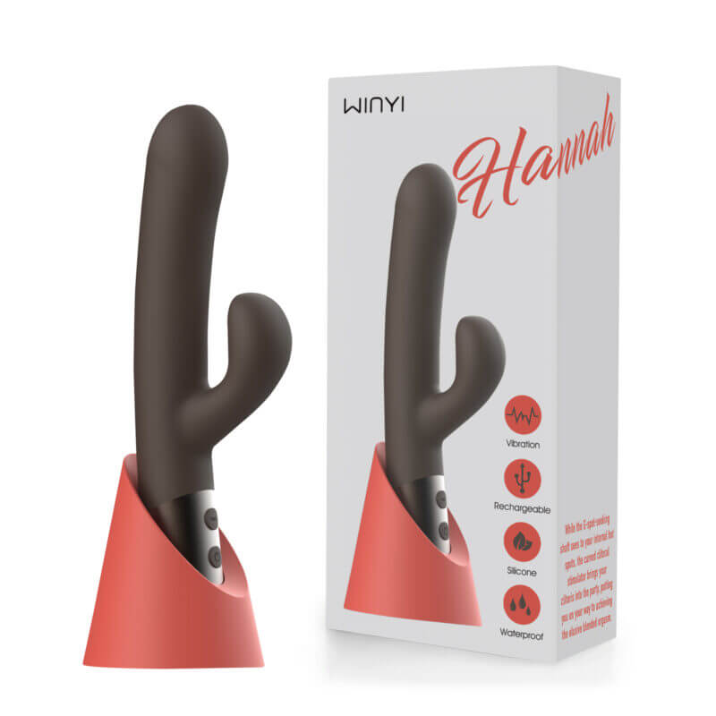 Vibrador Doble estimulacion Winyi Hannah - PLEASURE LAB LUBES