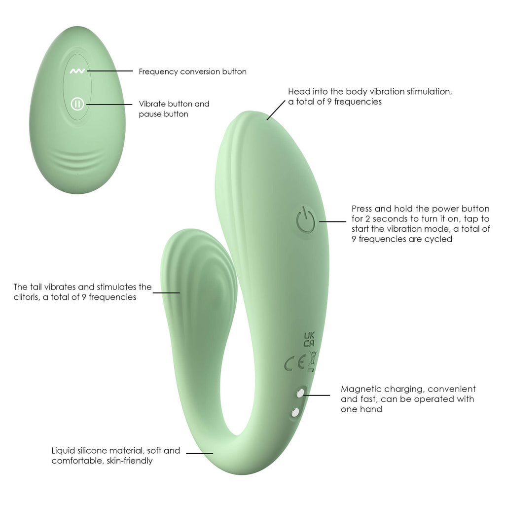 Vibrador con control Winyi Doris - PLEASURE LAB LUBES