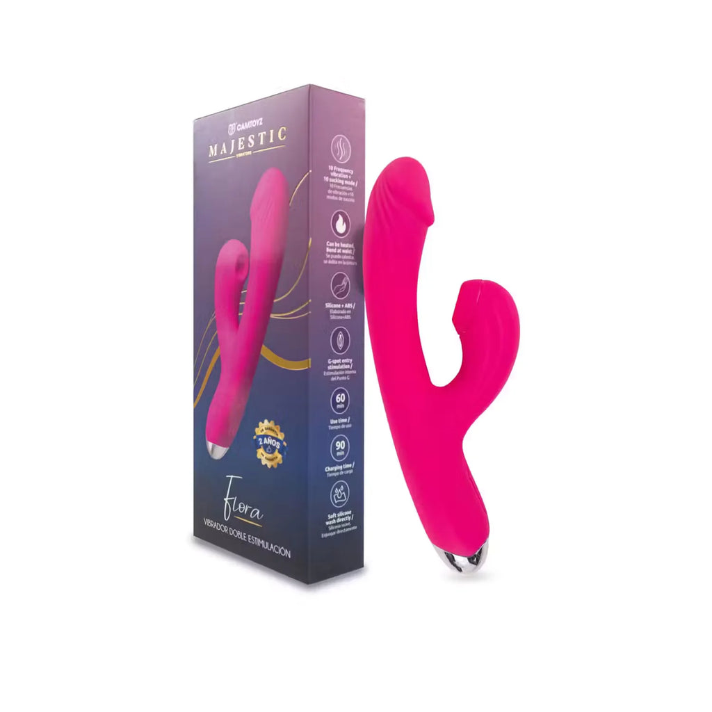 Vibrador doble estimulacion majestic sexshop Pleasure lab