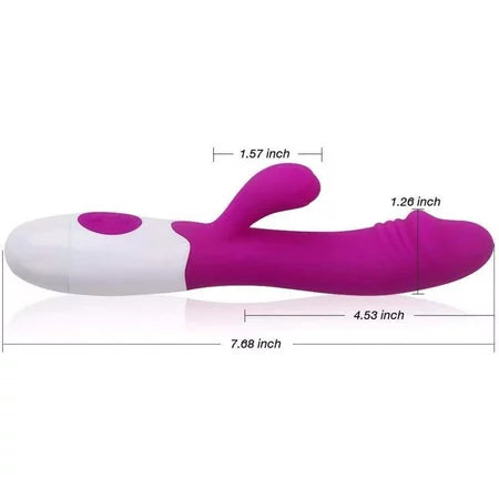 Vibrador Doble Estimulación Snappy Pretty Love - PLEASURE LAB LUBES