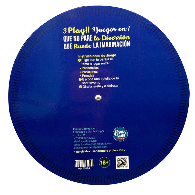 Juego Ruleta Erótica para Parejas - sexshop Pleasure Lab